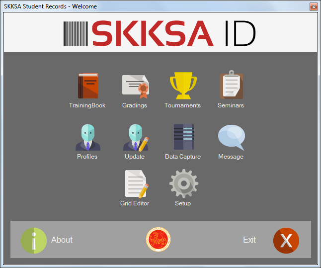 Osaka's "Welcome Screen" which displays the various things you can do with the software. 